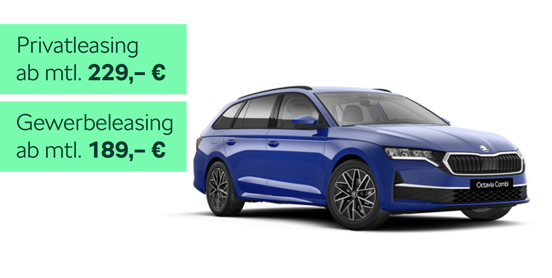 Ein Octavia am Parken