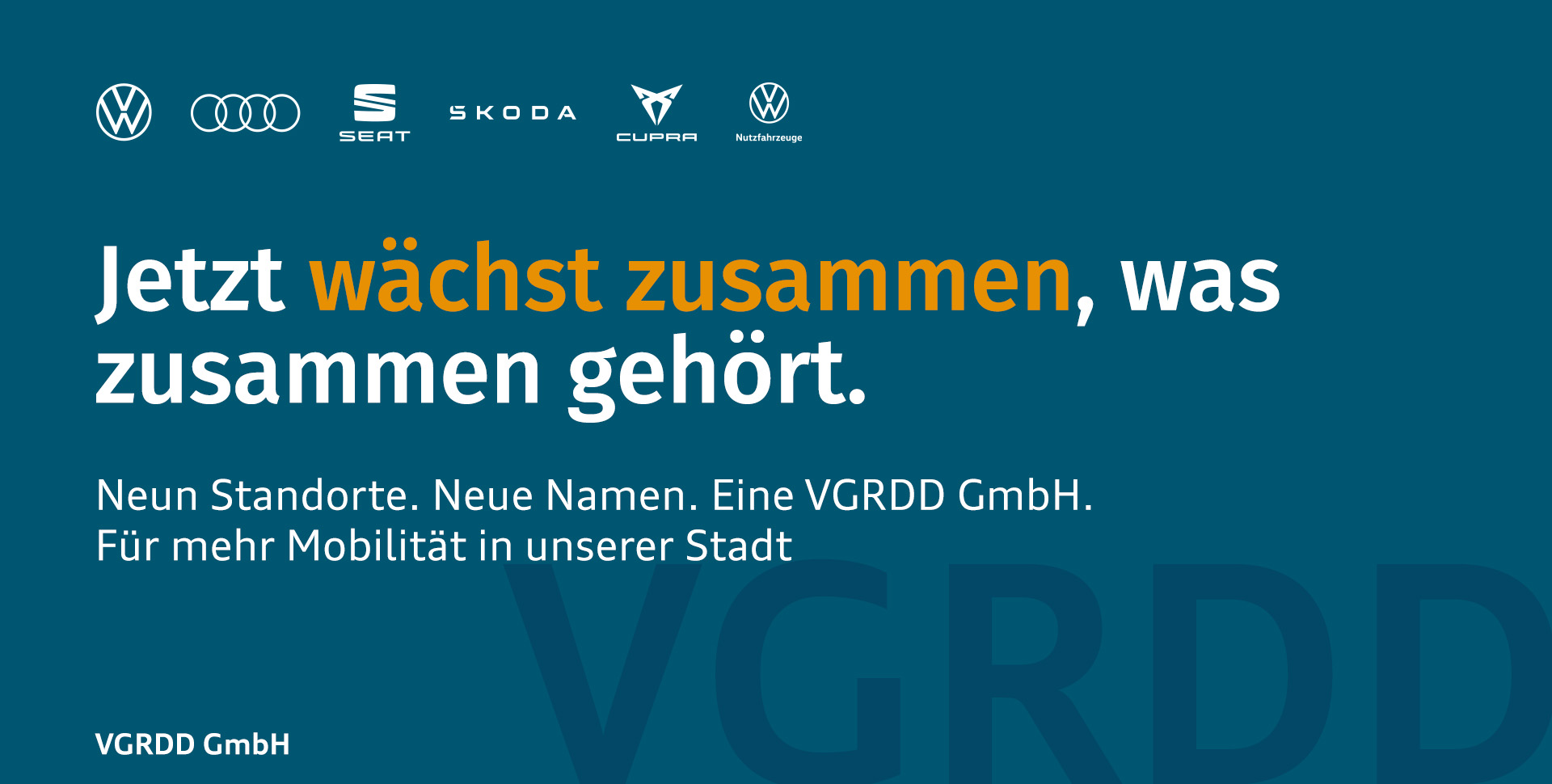 VGRDD Jetzt w&auml;chst zusammen Masterbild