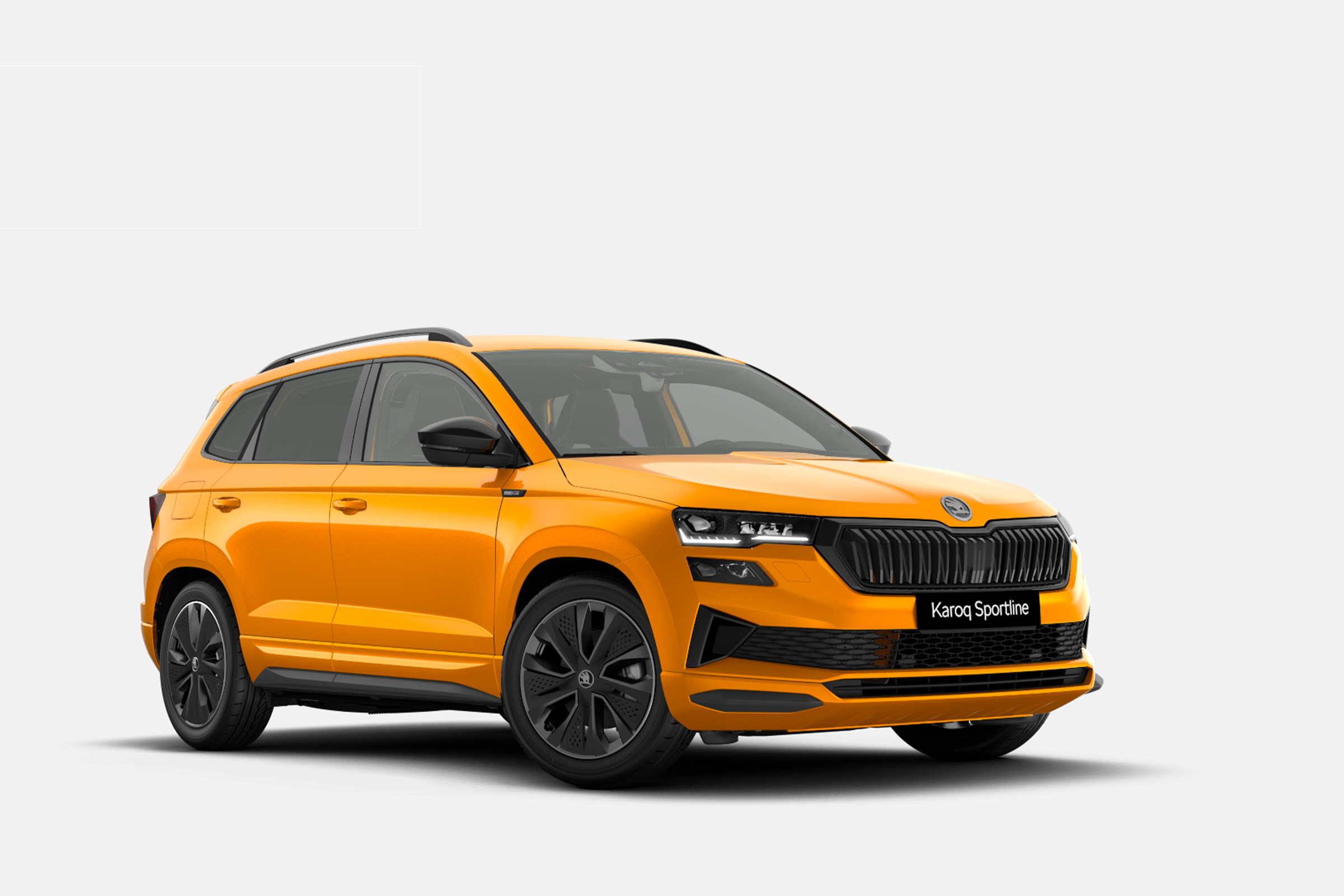 Ein Karoq in orange